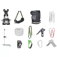 Kit de Harnais de sécurité antichute Protection complète du Corps pour  l'entraînement vers l'extérieurEscalade dans Les Arbres Alpinisme Rappel